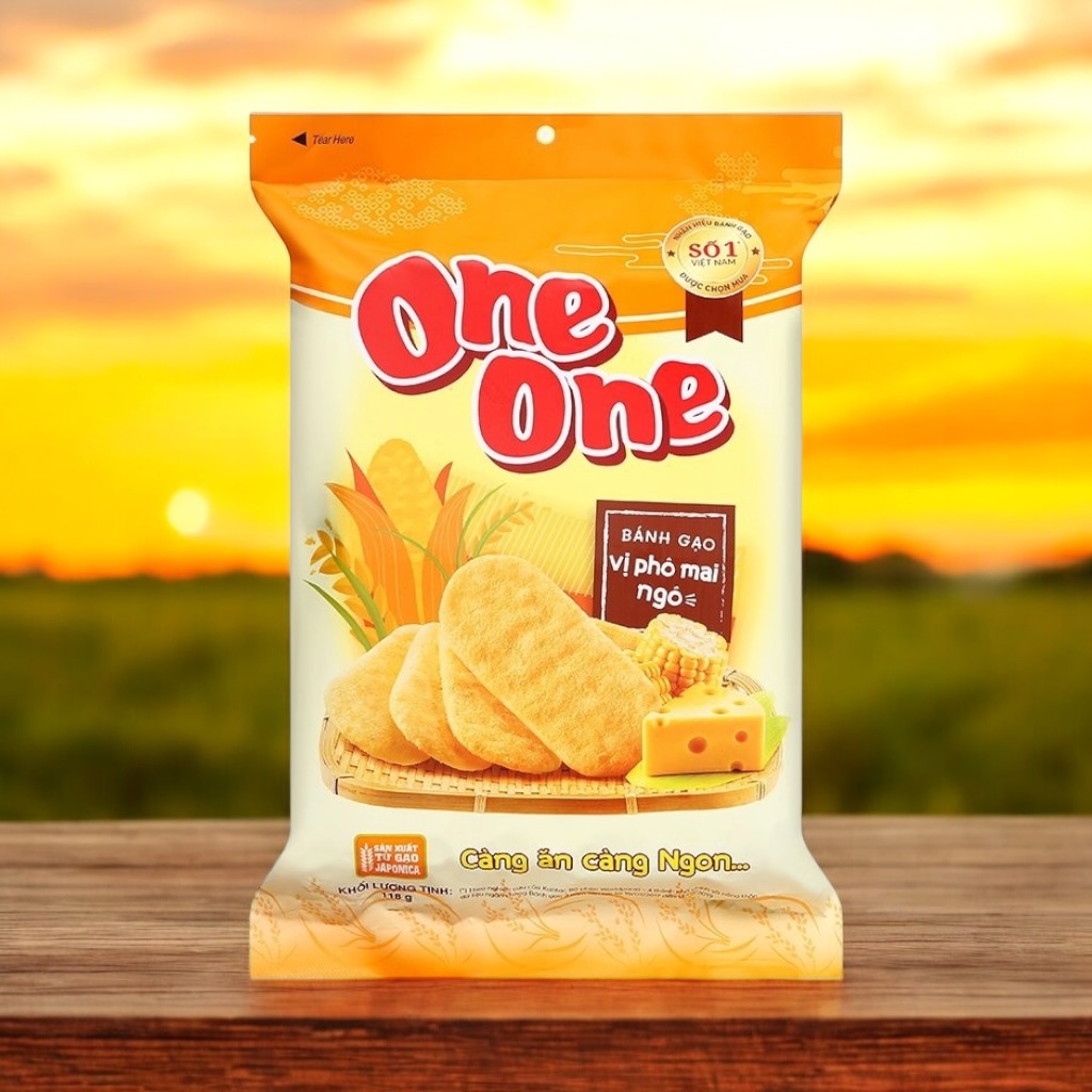 Bánh gạo One One Cheese 20x150gr