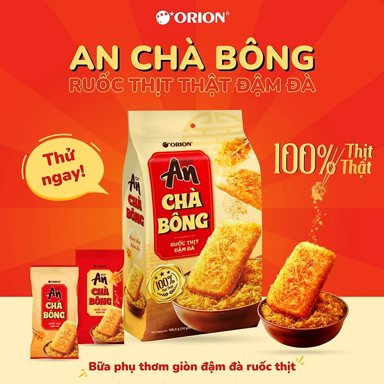 Bánh Gạo Nướng An Chà Bông 10*145.6G