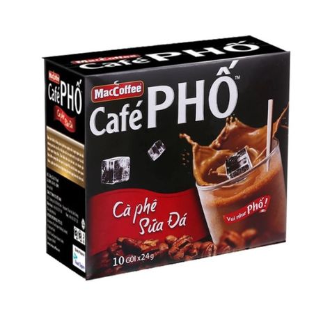 Cà phê phố sữa thùng 60 hộp