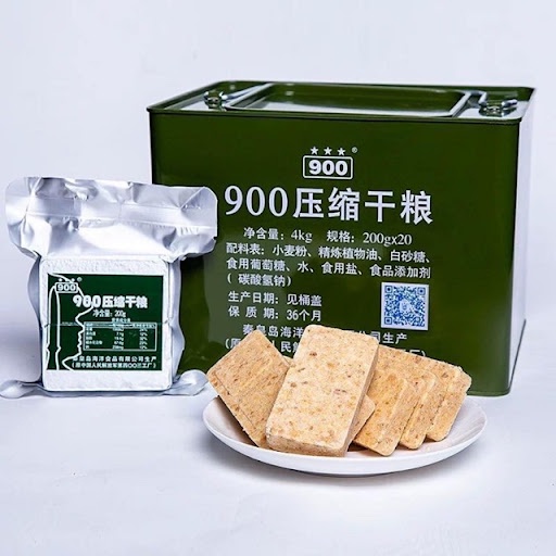 Lương khô quân đội 3 sao thùng sắt 2kg