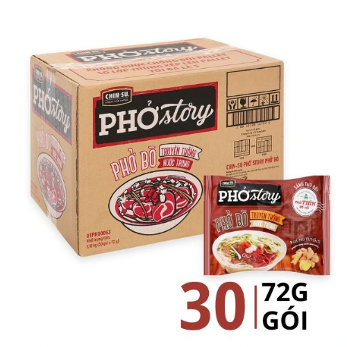 Phở story 72gr thùng 30 gói